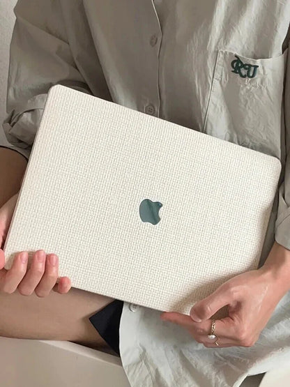 WOVEN MACBOOK CASE WITH APPLE CUTOUT