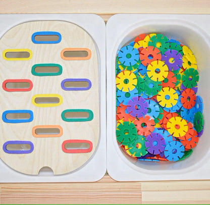 Wooden Montessori Flisat Inserts