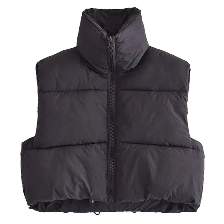 Chloe Crop Puffer Vest