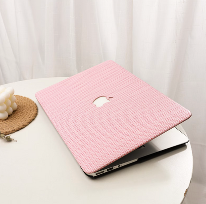 WOVEN MACBOOK CASE WITH APPLE CUTOUT