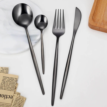 Black Flatware