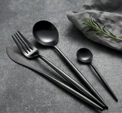 Black Flatware