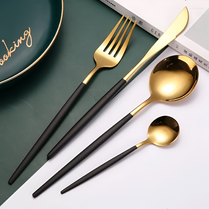 Black Gold Flatware